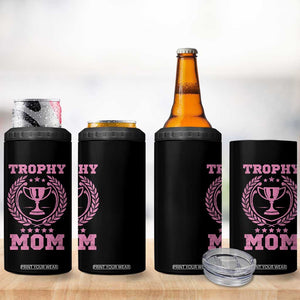 Trophy Mom 4 in 1 Can Cooler Tumbler Number One Mama Funny Mother's Day TS11 Print Your Wear