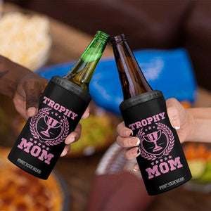 Trophy Mom 4 in 1 Can Cooler Tumbler Number One Mama Funny Mother's Day TS11 Print Your Wear