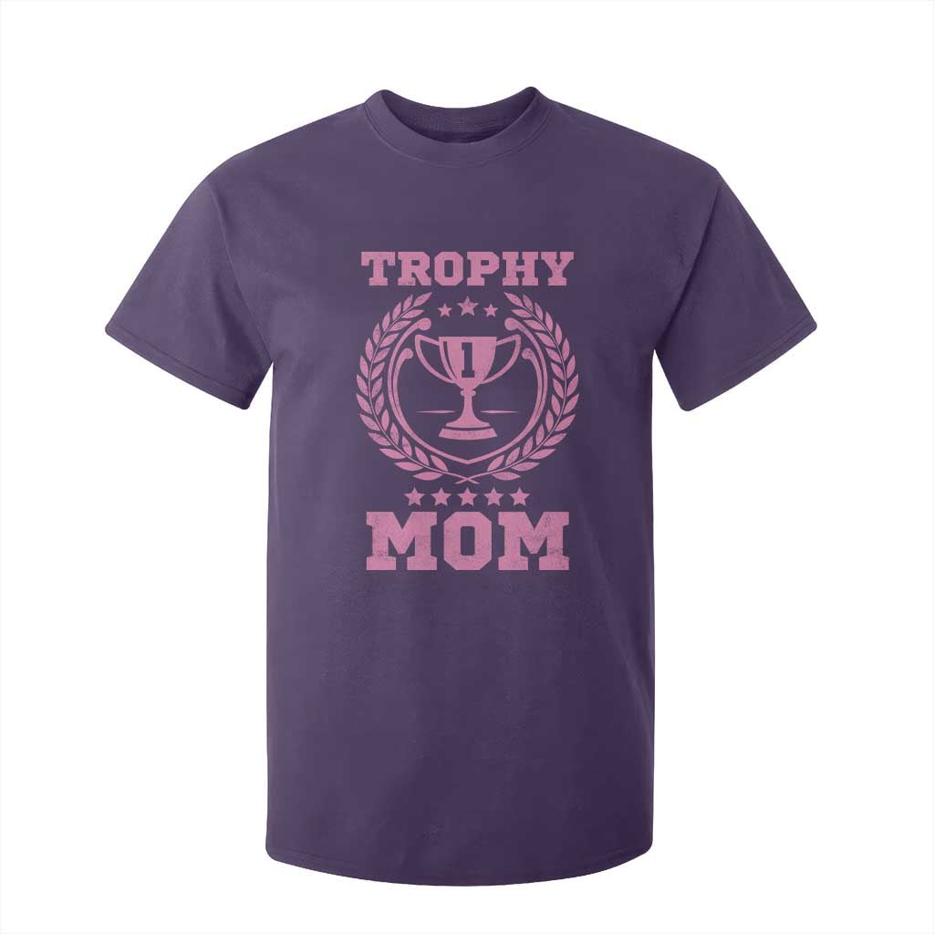Trophy Mom T Shirt For Kid Number One Mama Funny Mother's Day TS11 Purple Print Your Wear