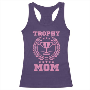 Trophy Mom Racerback Tank Top Number One Mama Funny Mother's Day TS11 Purple Print Your Wear