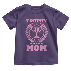 Trophy Mom Toddler T Shirt Number One Mama Funny Mother's Day TS11 Purple Print Your Wear