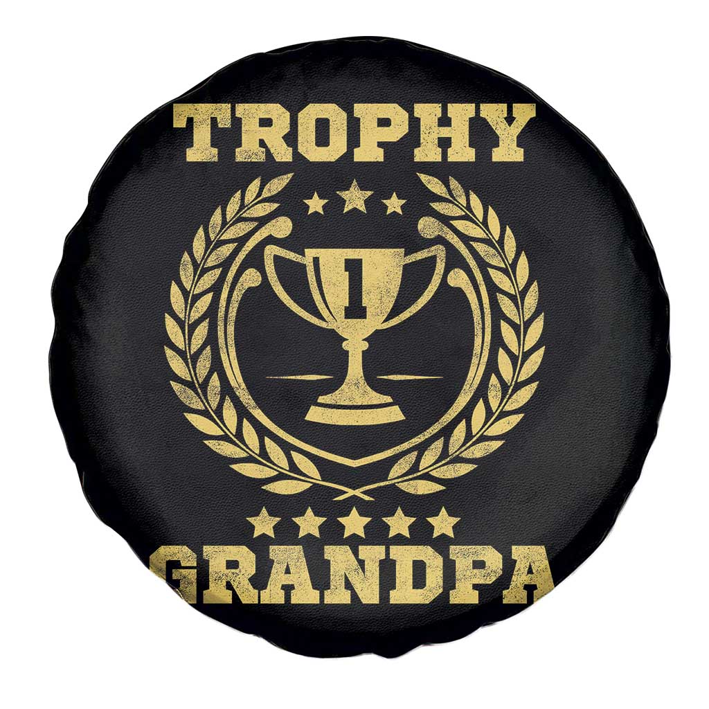 Trophy Grandpa Spare Tire Cover Funny Number One Grandfather TS11 Print Your Wear