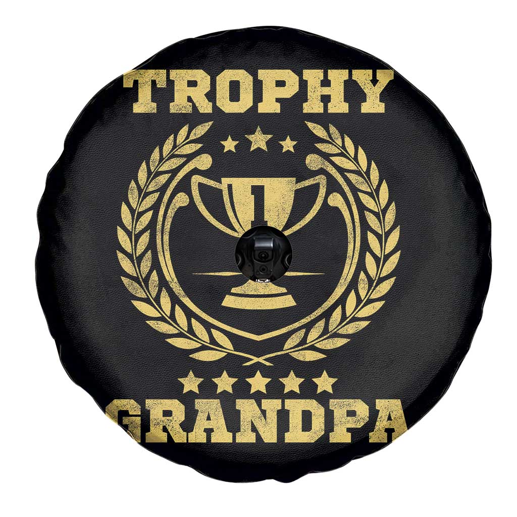 Trophy Grandpa Spare Tire Cover Funny Number One Grandfather TS11 Print Your Wear