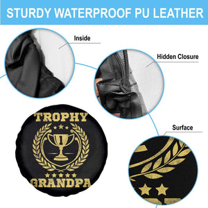 Trophy Grandpa Spare Tire Cover Funny Number One Grandfather TS11 Print Your Wear