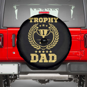 Trophy Dad Spare Tire Cover Number One Daddy Funny Dad Joke TS11 Black Print Your Wear