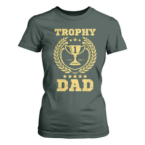 Trophy Dad T Shirt For Women Number One Daddy Funny Dad Joke
