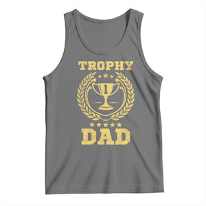 Trophy Dad Tank Top Number One Daddy Funny Dad Joke