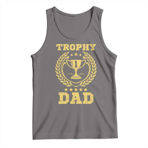 Trophy Dad Tank Top Number One Daddy Funny Dad Joke