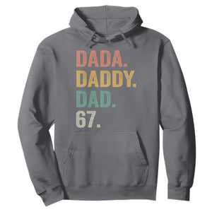 Dada Daddy Dad 67 Hoodie Funny Six Seven Father's Day TS11 Charcoal Print Your Wear
