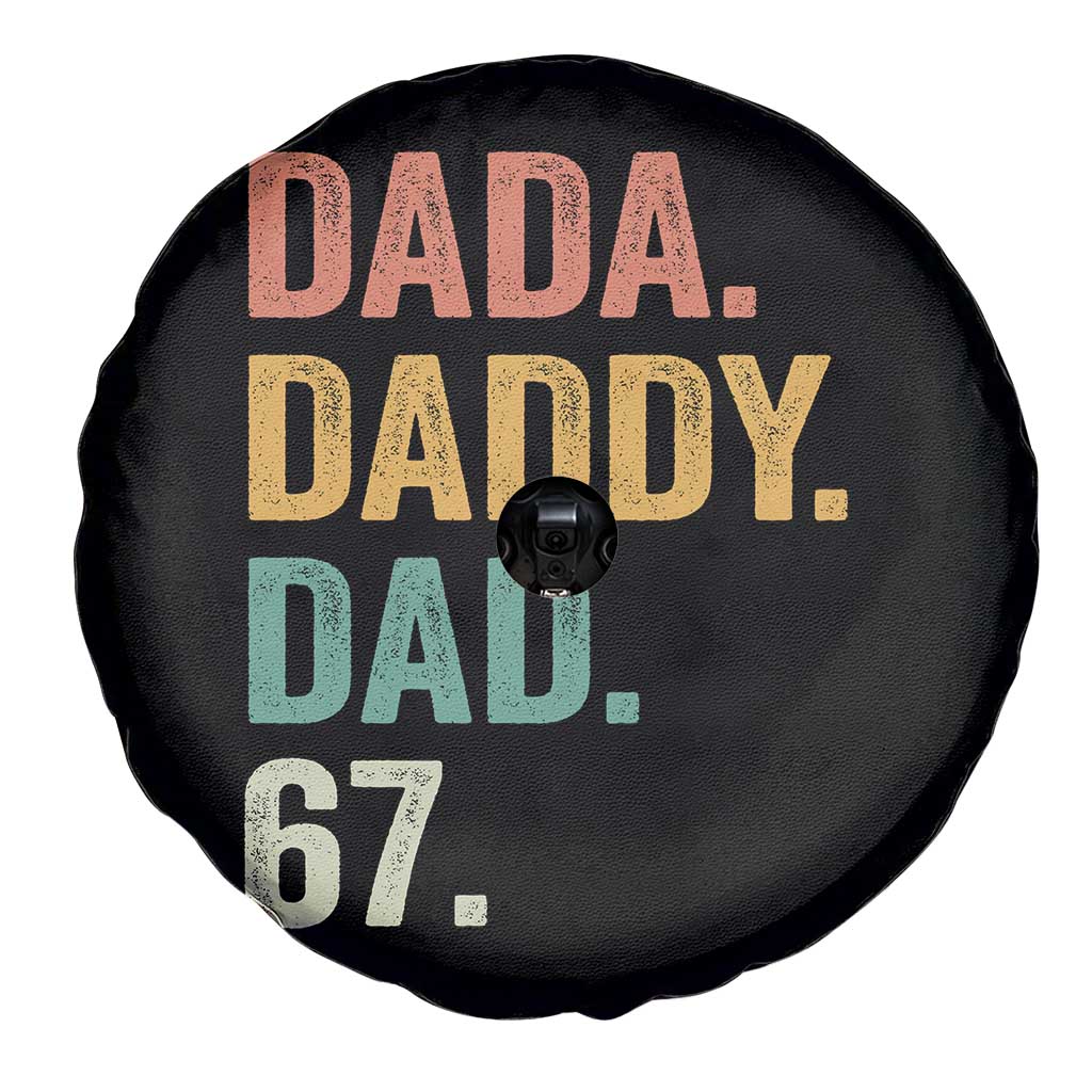 Dada Daddy Dad 67 Spare Tire Cover Funny Six Seven Father's Day TS11 Print Your Wear