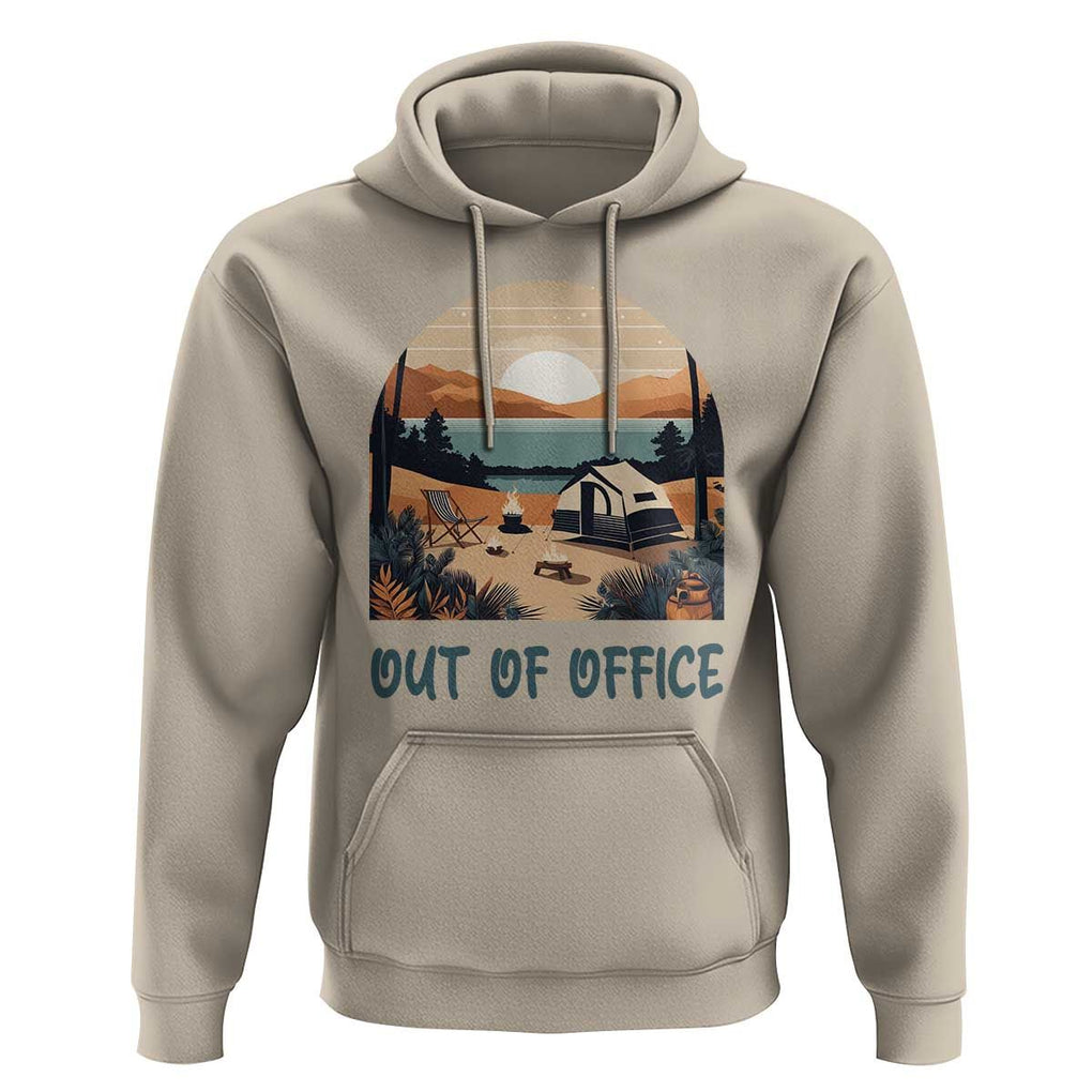 Vacation Hoodie Out Of Office Travel Blogger TS11 Sand Print Your Wear