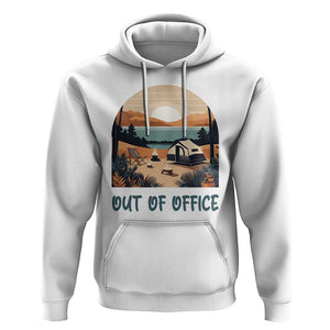Vacation Hoodie Out Of Office Travel Blogger TS11 White Print Your Wear