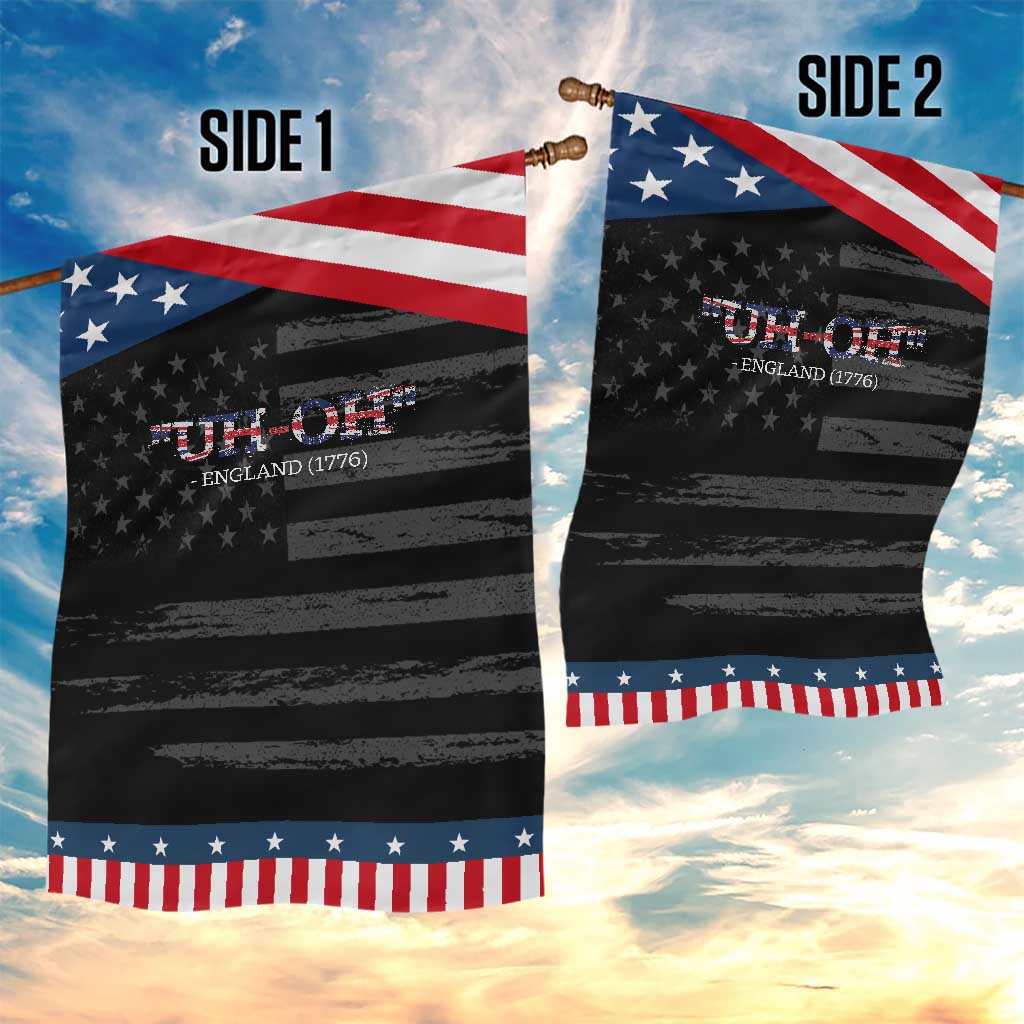 Funny Uh Oh England 1776 Garden Flag 4th Of July USA Grunge Union Jack Flag TS11 Print Your Wear