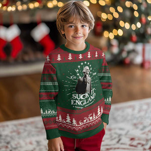 Funny Suck It England Knit Sweatshirt 4th of July 1776 George Washington TS11 Christmas Print Your Wear