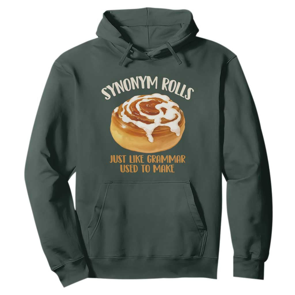 Funny Synonym Rolls Just Like Grammar Used To Make Hoodie Cinnamon Rolls Grammar Pun
