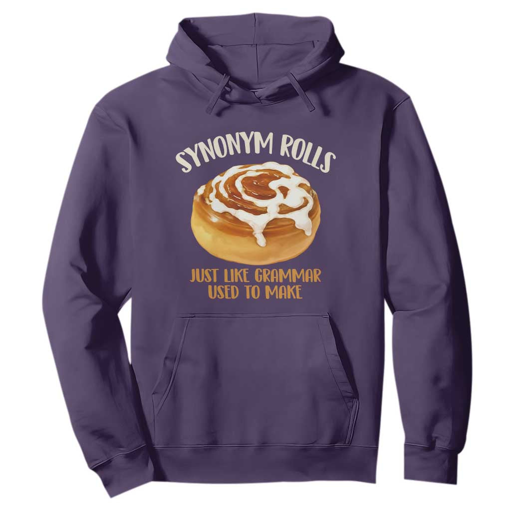 Funny Synonym Rolls Just Like Grammar Used To Make Hoodie Cinnamon Rolls Grammar Pun