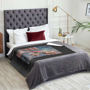John Lewis Throw Blanket My Philosophy Is Very Simple Get In Good Trouble Necessary Trouble TS11 Print Your Wear