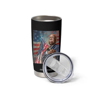 John Lewis Tumbler Cup My Philosophy Is Very Simple Get In Good Trouble Necessary Trouble TS11 Print Your Wear