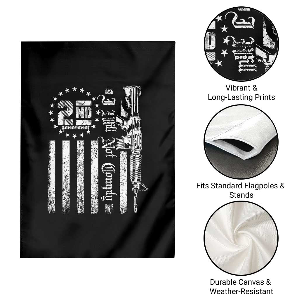 Funny 2nd Amendment I Will Not Comply Garden Flag AR15 Pro-Gun Rights American Flag TS11 Print Your Wear