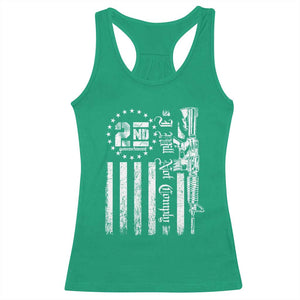 2nd Amendment I Will Not Comply Racerback Tank Top AR15 Pro-Gun Rights American Flag TS11 Irish Green Print Your Wear