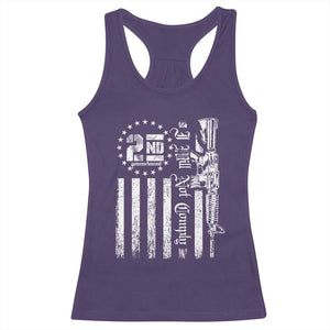 2nd Amendment I Will Not Comply Racerback Tank Top AR15 Pro-Gun Rights American Flag TS11 Purple Print Your Wear