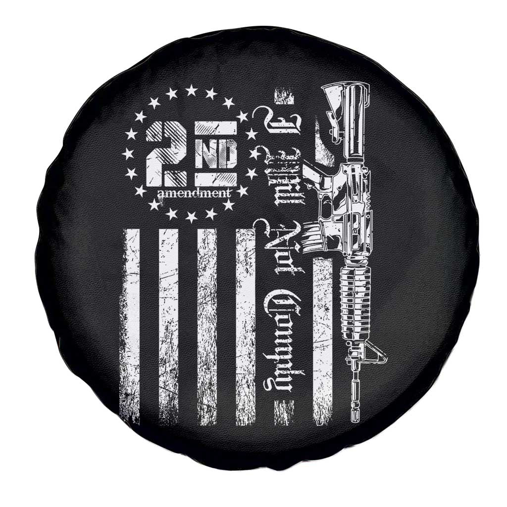 2nd Amendment I Will Not Comply Spare Tire Cover AR15 Pro-Gun Rights American Flag TS11 Print Your Wear