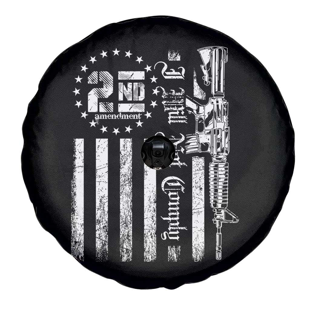 2nd Amendment I Will Not Comply Spare Tire Cover AR15 Pro-Gun Rights American Flag TS11 Print Your Wear