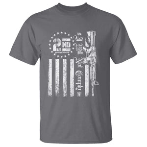 2nd Amendment I Will Not Comply T Shirt AR15 Pro-Gun Rights American Flag TS11 Charcoal Print Your Wear