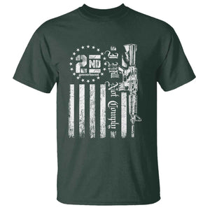2nd Amendment I Will Not Comply T Shirt AR15 Pro-Gun Rights American Flag TS11 Dark Forest Green Print Your Wear