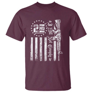 2nd Amendment I Will Not Comply T Shirt AR15 Pro-Gun Rights American Flag TS11 Maroon Print Your Wear