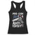 Pro Gun Anti Idiot Racerback Tank Top Vintage American Flag 2nd Amendment TS11 Black Print Your Wear