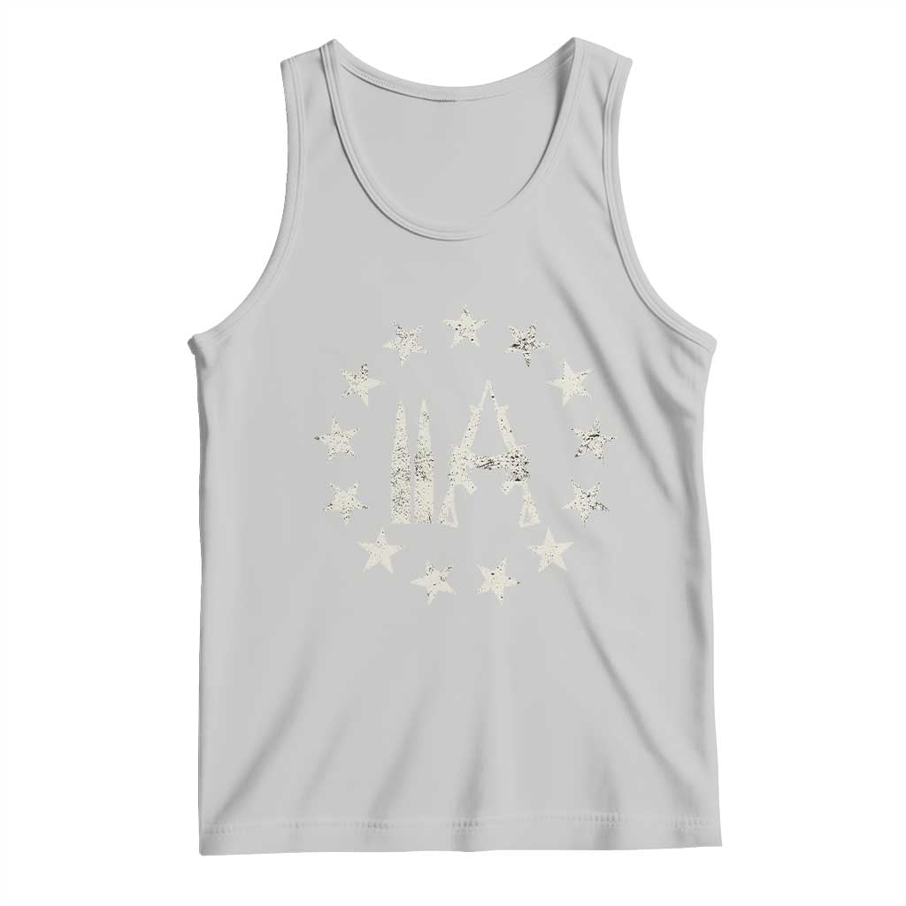 2nd Amendment AR15 Bullet Stars Patriotic Gun Rights Tank Top TS11 Ash Print Your Wear