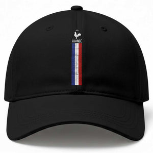 France Football Coq Soccer Throwback Jersey Style Baseball Cap Vintage French Flag