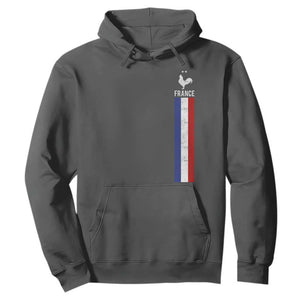 France Football Coq Soccer Throwback Jersey Style Hoodie Vintage French Flag