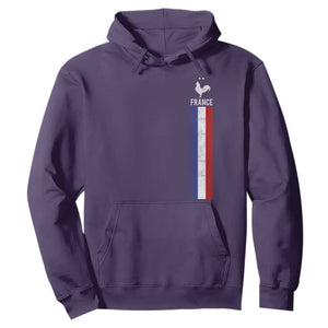 France Football Coq Soccer Throwback Jersey Style Hoodie Vintage French Flag
