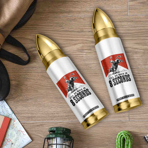 Funny Bull Rider Bullet Tumbler I'll Be Back In 8 Seconds Bull Riding Rodeo