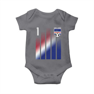 Cape Verde Flag Retro Sports Cabo Verdean Roots Baby Onesie