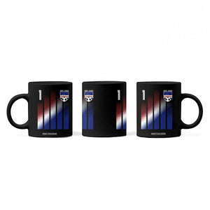 Cape Verde Flag Retro Sports Cabo Verdean Roots Coffee Mug