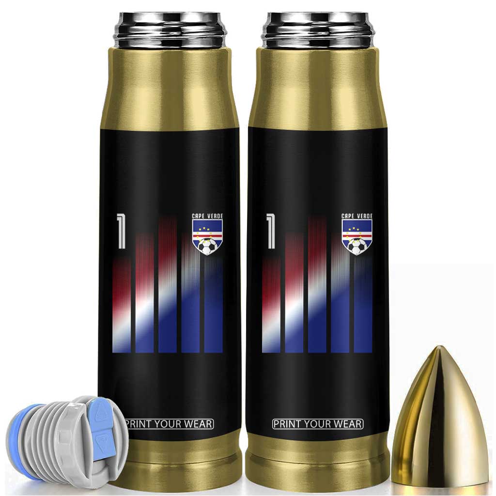 Cape Verde Flag Retro Sports Cabo Verdean Roots Bullet Tumbler