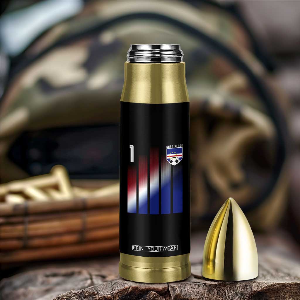 Cape Verde Flag Retro Sports Cabo Verdean Roots Bullet Tumbler