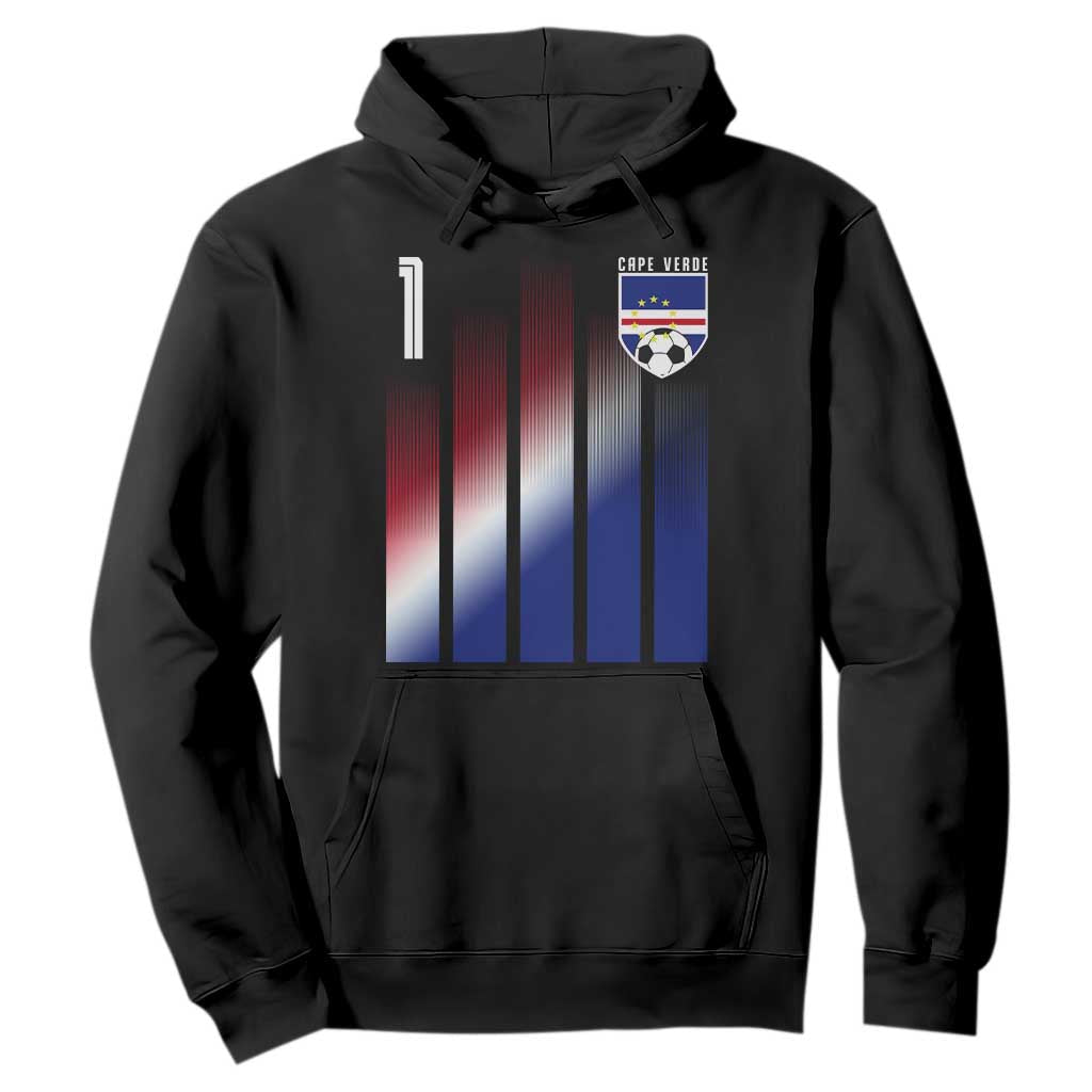 Cape Verde Flag Retro Sports Cabo Verdean Roots Hoodie