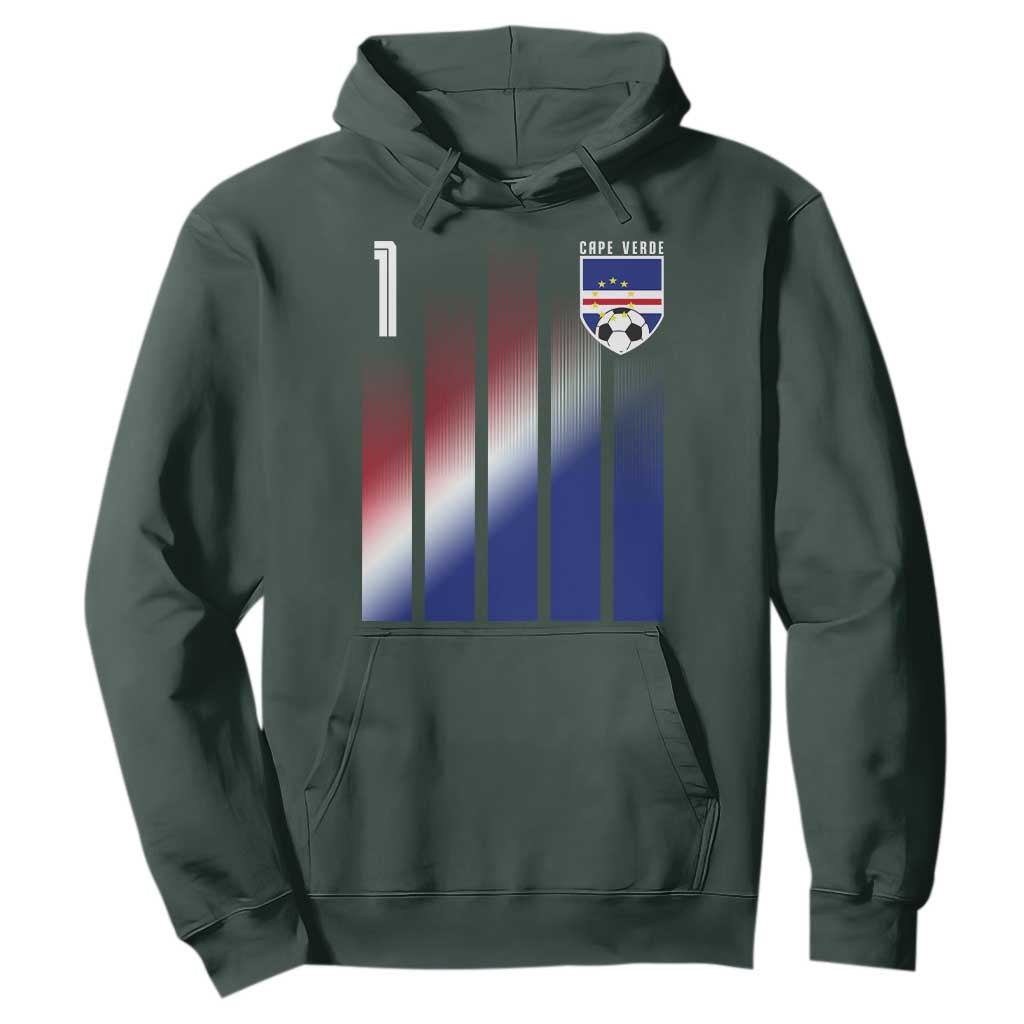 Cape Verde Flag Retro Sports Cabo Verdean Roots Hoodie
