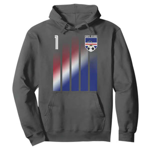Cape Verde Flag Retro Sports Cabo Verdean Roots Hoodie
