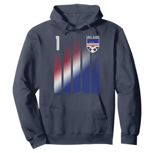 Cape Verde Flag Retro Sports Cabo Verdean Roots Hoodie