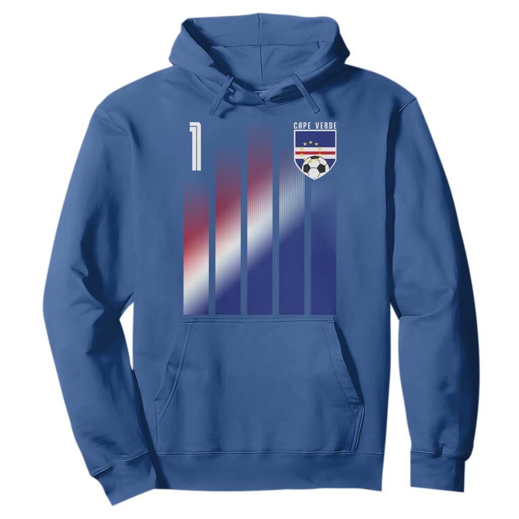 Cape Verde Flag Retro Sports Cabo Verdean Roots Hoodie