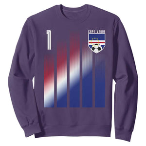Cape Verde Flag Retro Sports Cabo Verdean Roots Sweatshirt