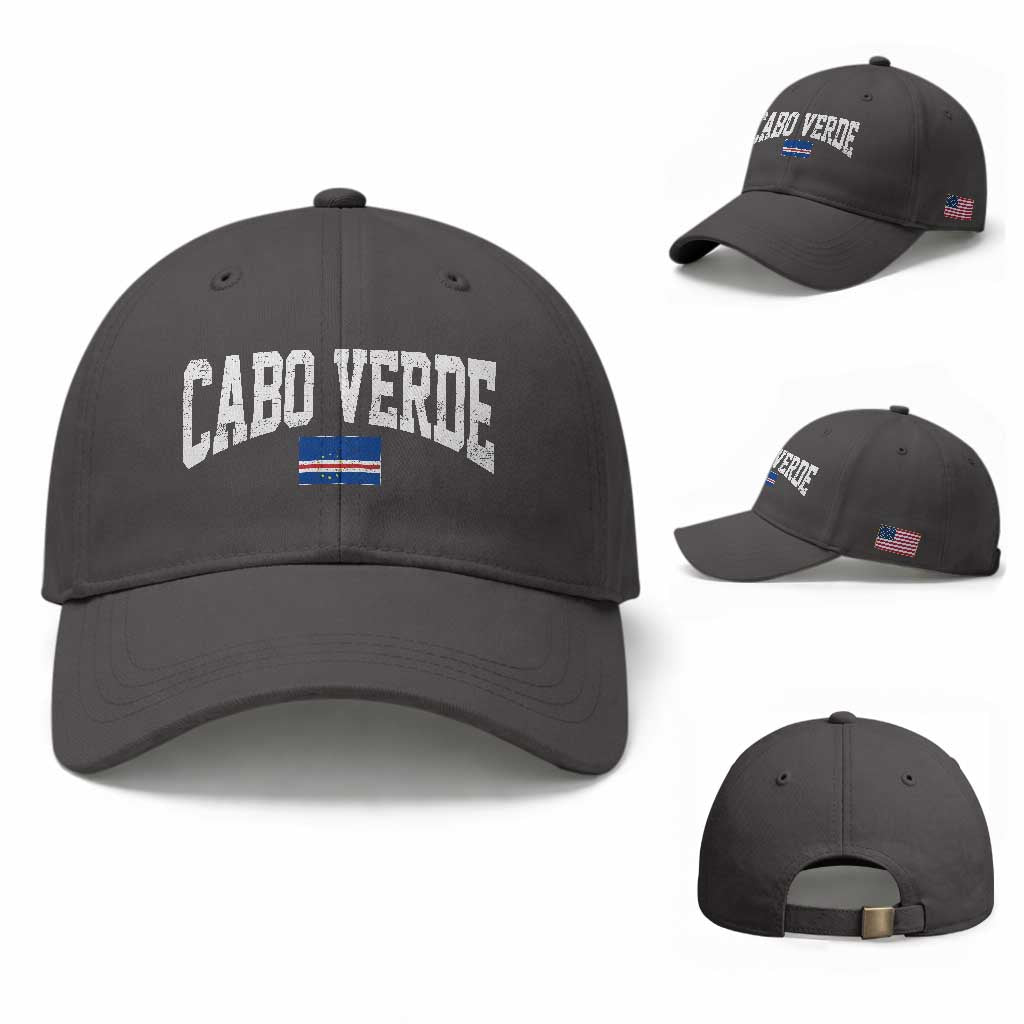 Cabo Verde Sports Throwback Baseball Cap Cape Verdean Pride Lovers