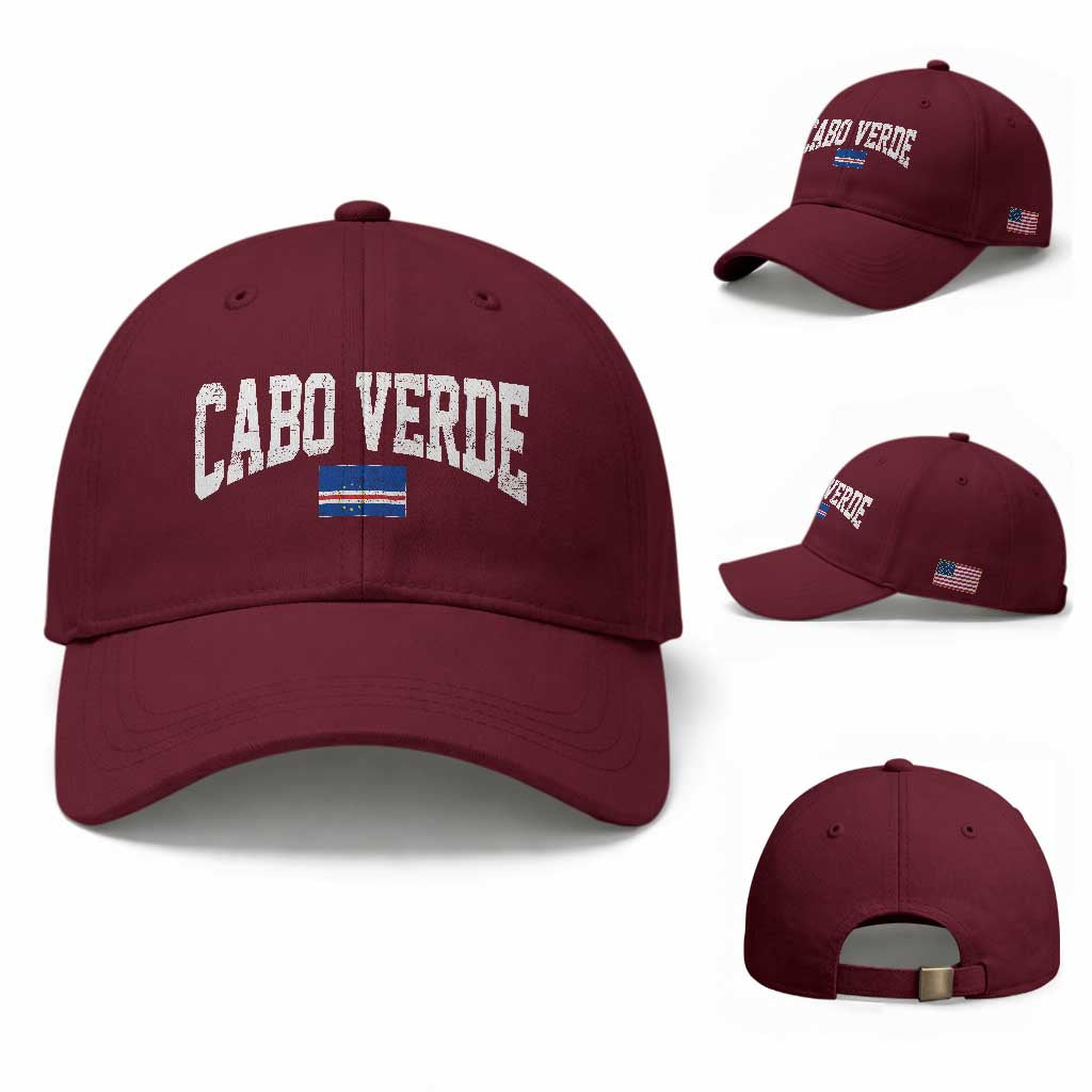 Cabo Verde Sports Throwback Baseball Cap Cape Verdean Pride Lovers
