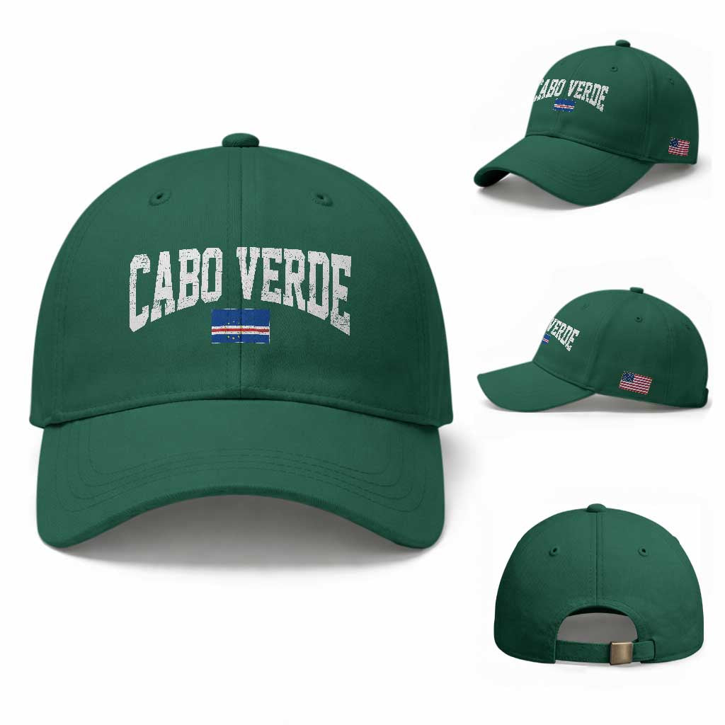Cabo Verde Sports Throwback Baseball Cap Cape Verdean Pride Lovers