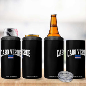 Cabo Verde Sports Throwback 4 in 1 Can Cooler Tumbler Cape Verdean Pride Lovers